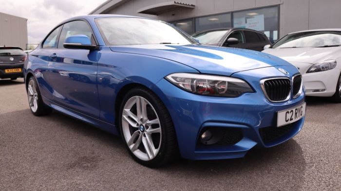 BMW 2 Series 2.0 220I M SPORT 2d 181 BHP Coupe Petrol BLUE