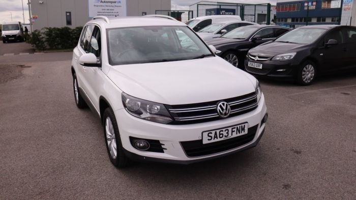 Volkswagen Tiguan 2.0 MATCH TDI BLUEMOTION TECH 4MOTION DSG 5d 139 BHP All Terrain Diesel WHITE