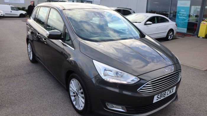 Ford Grand C-MAX 1.0 TITANIUM 5d 124 BHP MPV Petrol GREY