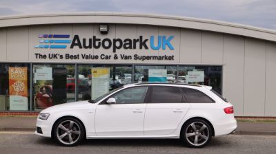 Audi A4 2.0 AVANT TDI BLACK EDITION 5d 141 BHP Estate Diesel WHITEAudi A4 2.0 AVANT TDI BLACK EDITION 5d 141 BHP Estate Diesel WHITE at Motor Finance 4u Tunbridge Wells