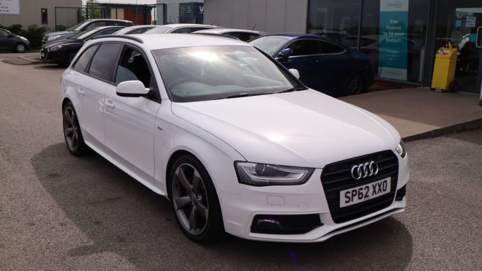 Audi A4 2.0 AVANT TDI BLACK EDITION 5d 141 BHP Estate Diesel WHITE