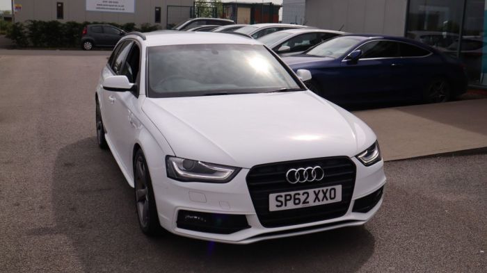 Audi A4 2.0 AVANT TDI BLACK EDITION 5d 141 BHP Estate Diesel WHITE