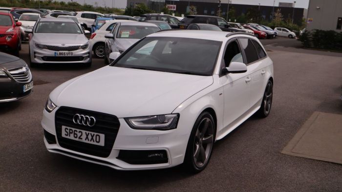 Audi A4 2.0 AVANT TDI BLACK EDITION 5d 141 BHP Estate Diesel WHITE