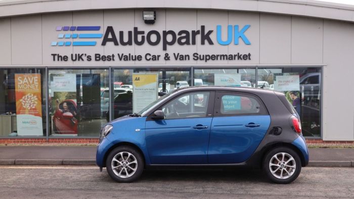 Smart Forfour 0.9 PASSION T 5d 90 BHP Hatchback Petrol BLUE