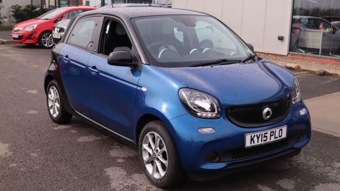 Smart Forfour 0.9 PASSION T 5d 90 BHP Hatchback Petrol BLUE