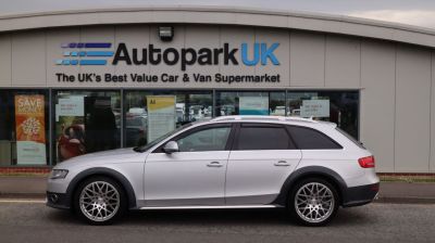 Audi A4 Allroad 2.0 ALLROAD TDI QUATTRO 5d 168 BHP Estate Diesel SILVERAudi A4 Allroad 2.0 ALLROAD TDI QUATTRO 5d 168 BHP Estate Diesel SILVER at Motor Finance 4u Tunbridge Wells