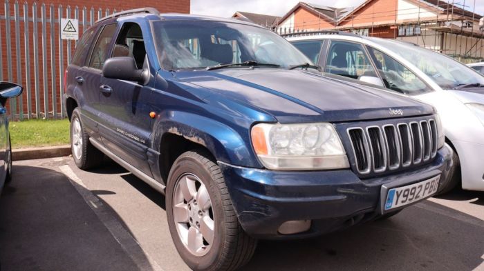 Jeep Grand Cherokee 4.0 LIMITED 5d 188 BHP All Terrain Petrol BLUE