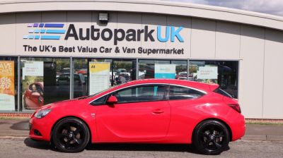 Vauxhall Astra GTC 1.4 SRI S/S 3d 138 BHP Hatchback Petrol REDVauxhall Astra GTC 1.4 SRI S/S 3d 138 BHP Hatchback Petrol RED at Motor Finance 4u Tunbridge Wells