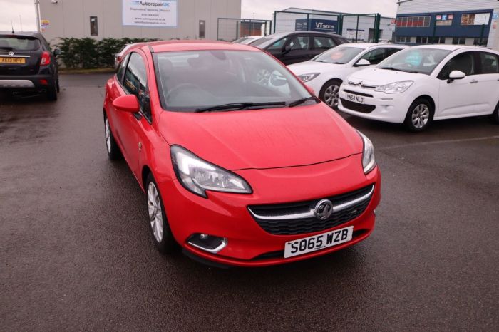 Vauxhall Corsa 1.4 SRI ECOFLEX 3d 89 BHP Hatchback Petrol RED