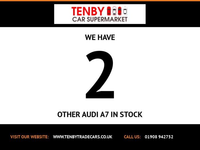 Audi A7 3.0 BiTDI V6 SPORTBACK TDI QUATTRO BLACK EDITION 5d 315 BHP Hatchback Diesel GREY