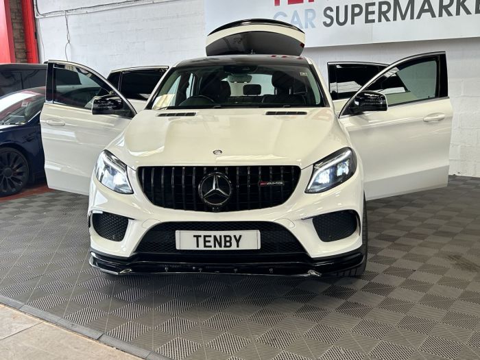 Mercedes-Benz GLE Class 3.0 GLE 350 D 4MATIC AMG LINE 4d 255 BHP Coupe Diesel WHITE