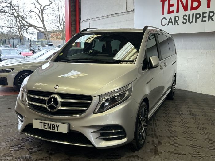 Mercedes-Benz V Class 2.2 V220d AMG Line MPV 5dr Diesel G-Tronic+ Euro 6 (s/s) 8 Seat XLWB (163 ps) MPV Diesel SILVER