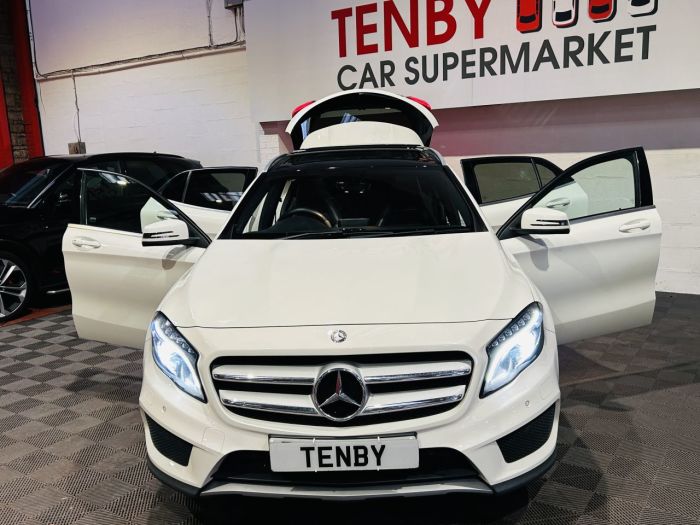 Mercedes-Benz GLA 2.1 GLA200d AMG Line (Premium Plus) SUV 5dr Diesel 7G-DCT Euro 6 (s/s) (136 ps) SUV Diesel WHITE