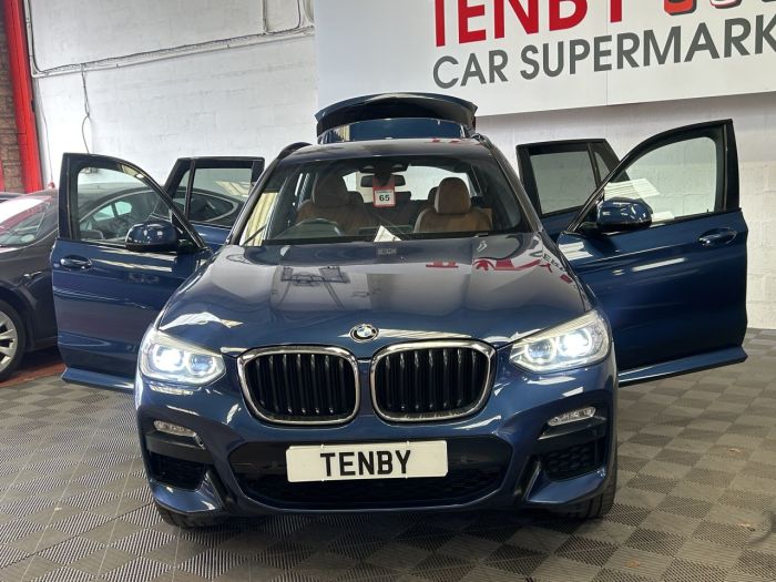 BMW X3 2.0 20d M Sport SUV 5dr Diesel Auto xDrive Euro 6 (s/s) (190 ps) SUV Diesel BLUE