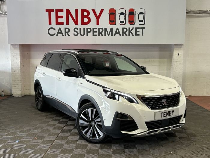 Peugeot 5008 1.6 PureTech GT Line Premium SUV 5dr Petrol EAT Euro 6 (s/s) (180 ps) SUV Petrol WHITE
