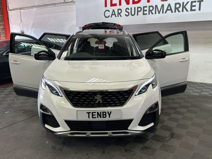 Peugeot 5008 1.6 PureTech GT Line Premium SUV 5dr Petrol EAT Euro 6 (s/s) (180 ps) SUV Petrol WHITE