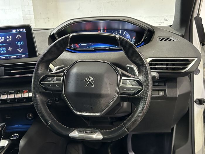 Peugeot 5008 1.6 PureTech GT Line Premium SUV 5dr Petrol EAT Euro 6 (s/s) (180 ps) SUV Petrol WHITE