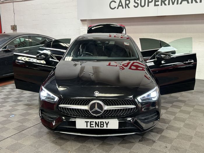 Mercedes-Benz CLA 2.0 CLA220d AMG Line (Premium Plus) Coupe 4dr Diesel 8G-DCT Euro 6 (s/s) (190 ps) Saloon Diesel BLACK