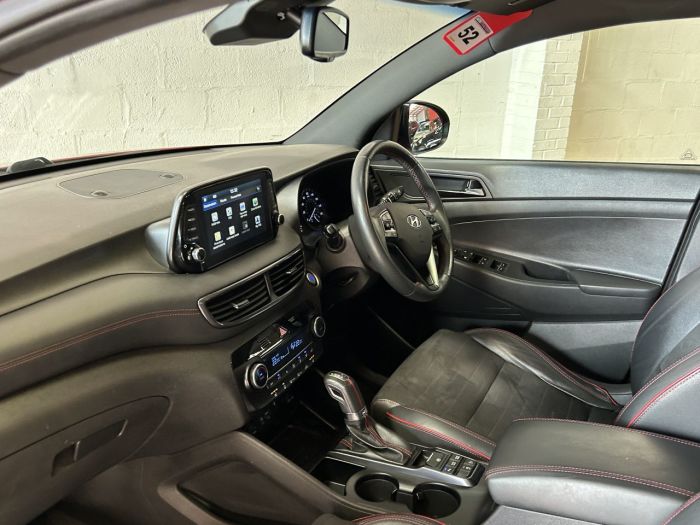 Hyundai Tucson 1.6 CRDi MHEV N Line SUV 5dr Diesel Hybrid DCT Euro 6 (s/s) (136 ps) SUV Hybrid RED