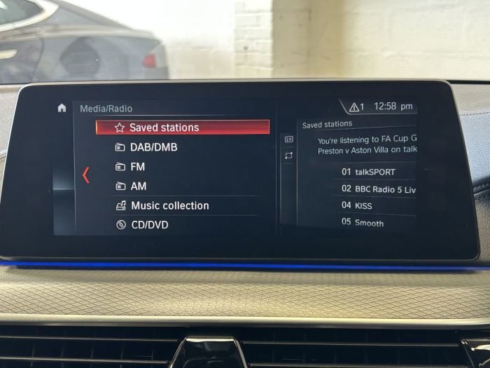 BMW 5 Series 2.0 520d M Sport Touring 5dr Diesel Auto Euro 6 (s/s) (190 ps) Estate Diesel BLACK