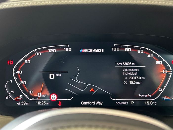 BMW 3 Series 3.0 M340i MHT Saloon 4dr Petrol Hybrid Auto xDrive Euro 6 (s/s) (374 ps) Saloon Hybrid BLUE
