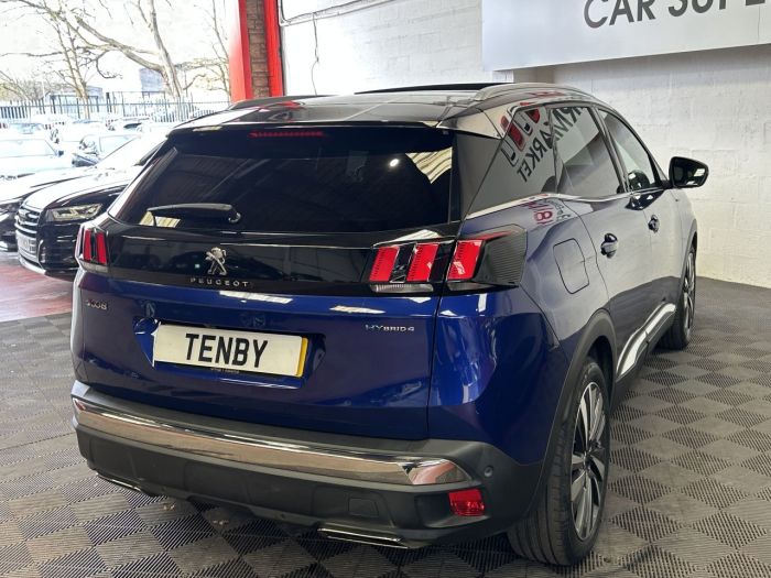 Peugeot 3008 1.6 13.2kWh GT SUV 5dr Petrol Plug-in Hybrid e-EAT 4WD Euro 6 (s/s) (300 ps) SUV Hybrid BLUE