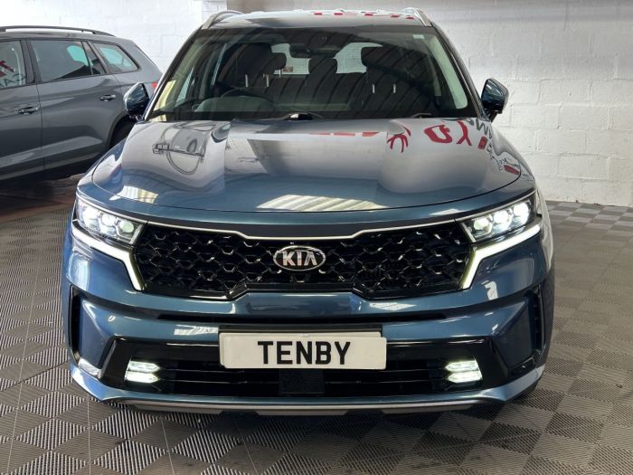 Kia Sorento 1.6 h T-GDi 3 SUV 5dr Petrol Hybrid Auto AWD Euro 6 (s/s) (226 bhp) SUV Hybrid BLUE