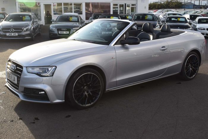 Audi A5 Cabriolet 2.0 TDI S line Special Edition Plus Cabriolet 2dr Convertible Diesel Silver