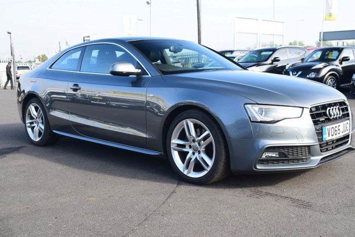 Audi A5 3.0 TDI S line S Tronic quattro 2dr Auto Coupe Diesel Grey