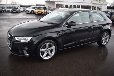 Audi A3 1.4 TFSI CoD Sport S Tronic (s/s) 3dr Auto Hatchback Petrol BlackAudi A3 1.4 TFSI CoD Sport S Tronic (s/s) 3dr Auto Hatchback Petrol Black at Motor Finance 4u Tunbridge Wells