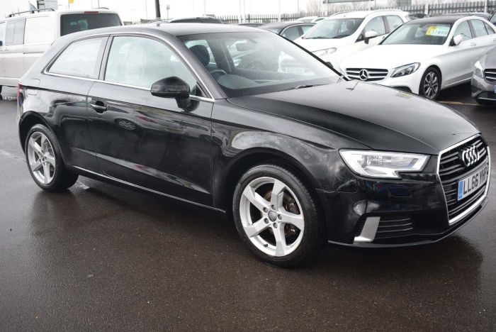 Audi A3 1.4 TFSI CoD Sport S Tronic (s/s) 3dr Auto Hatchback Petrol Black